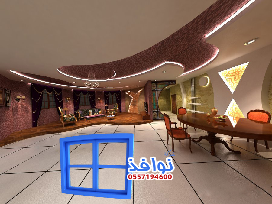شركة دهانات وديكور بالرياض 0531174506 مؤسسة نوافذ العمران احدث ديكورات